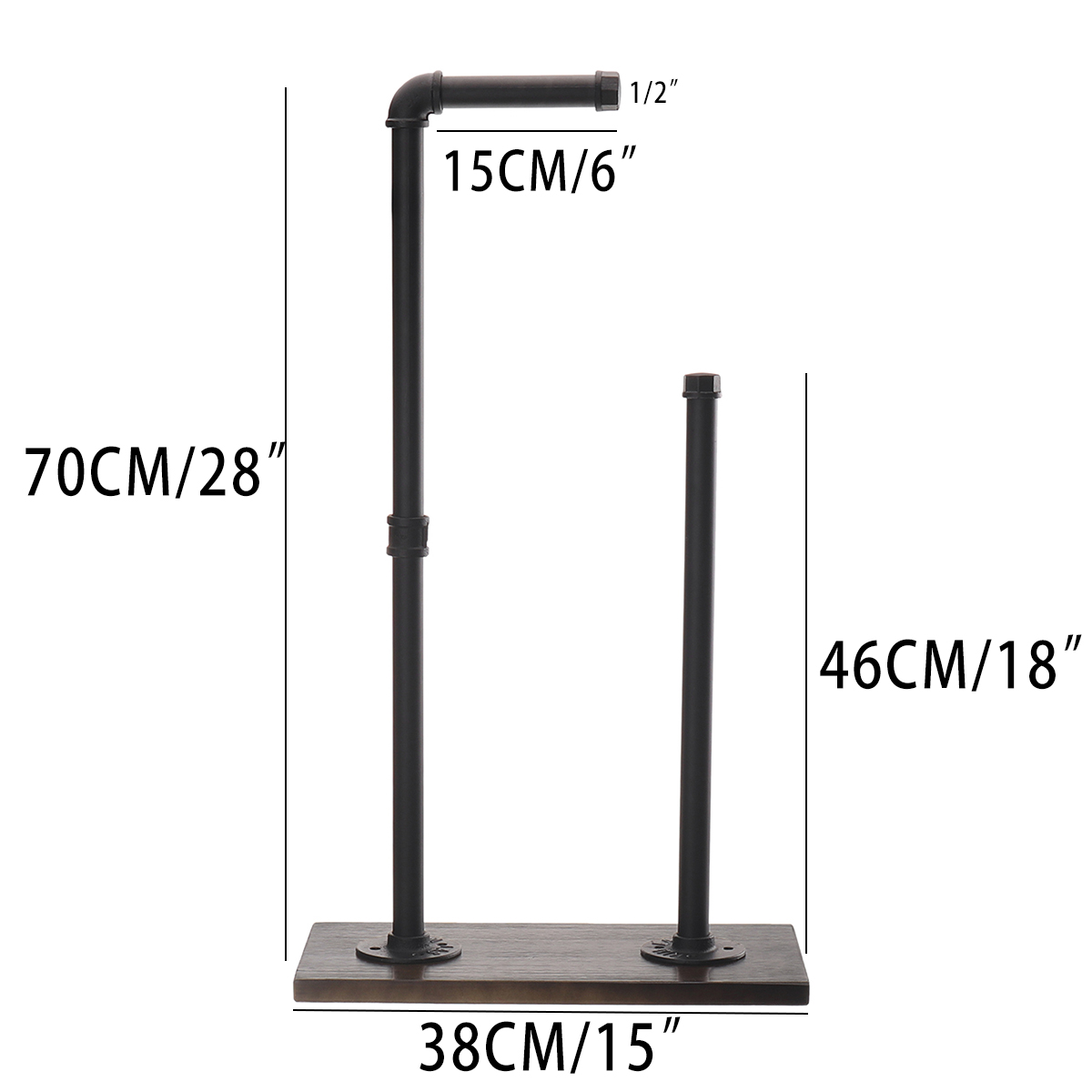 Wood-Paper-Towel-Holder-Stand-Free-Standing-Vintage-Toilet-Bathroom-Paper-Towel-Roll-Hold-Industrial-1723608-2