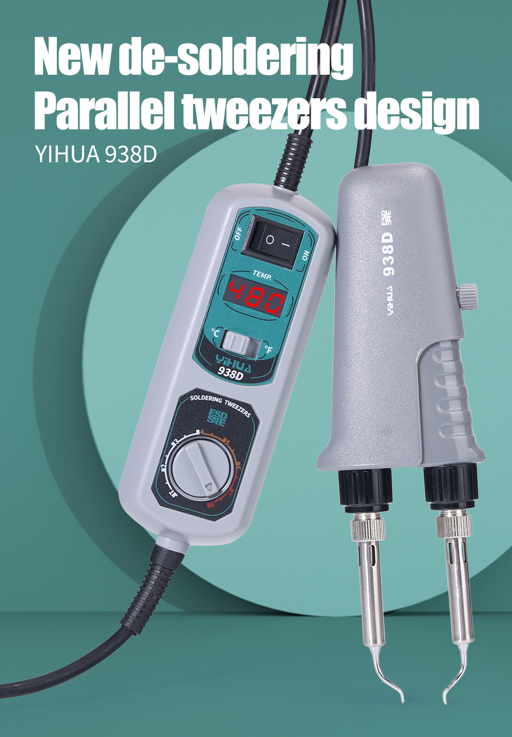 YIHUA-938D-Electric-Heating-Tweezers-Electric-Heating-Pliers-Soldering-Station-for-BGA-SMD-Repair-1854646-1