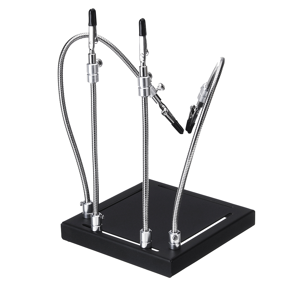 YP-001-Metal-Base-Universal-4-Flexible-Arms-Soldering-Station-PCB-Fixture-Helping-Hands-Four-Hand-1282415-2