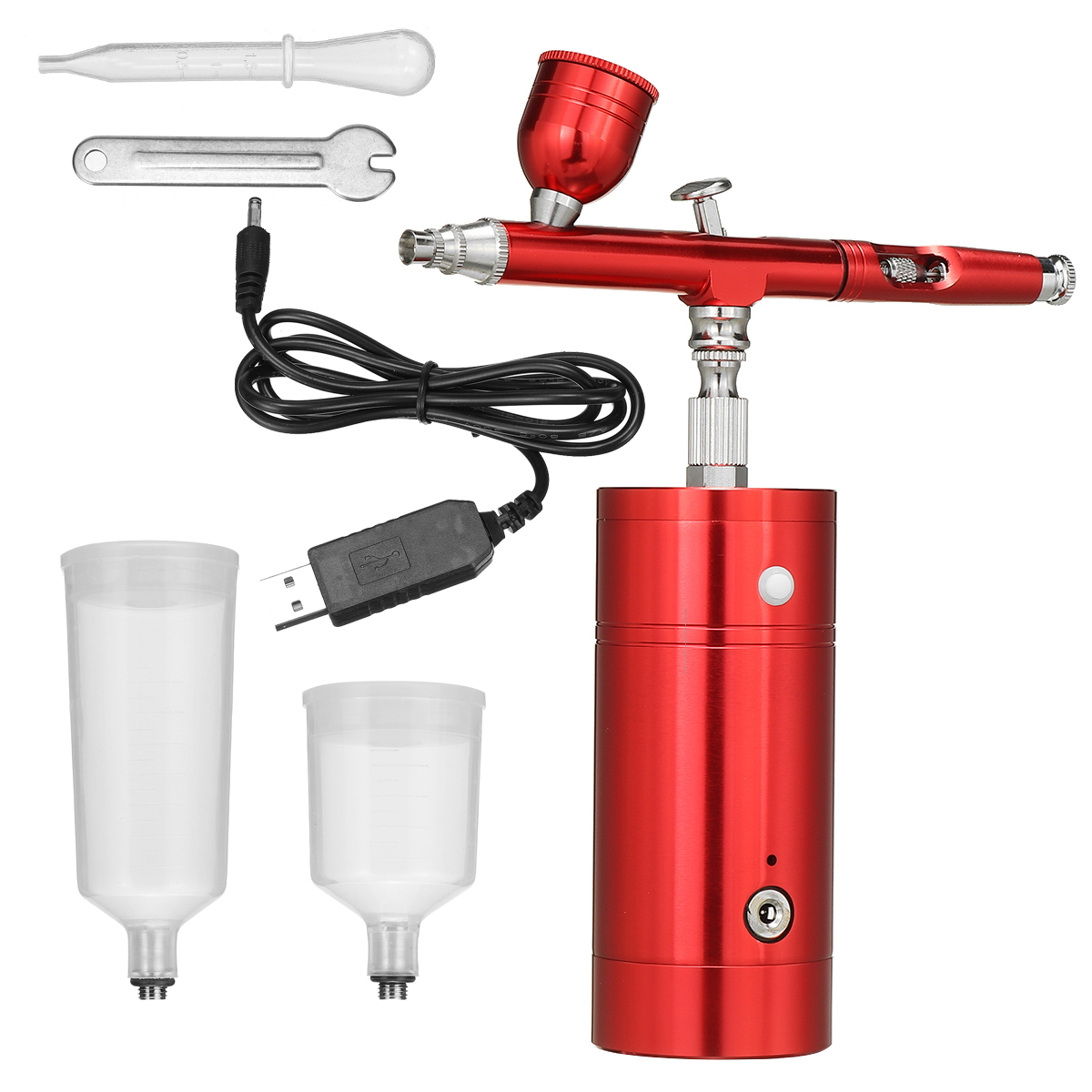 YellowRedRose-Gold-Airbrush-Air-Pump-Set-Rechargeable-Portable-Air-Pump-Airbrush-Tool-Handheld-Inkje-1918174-12
