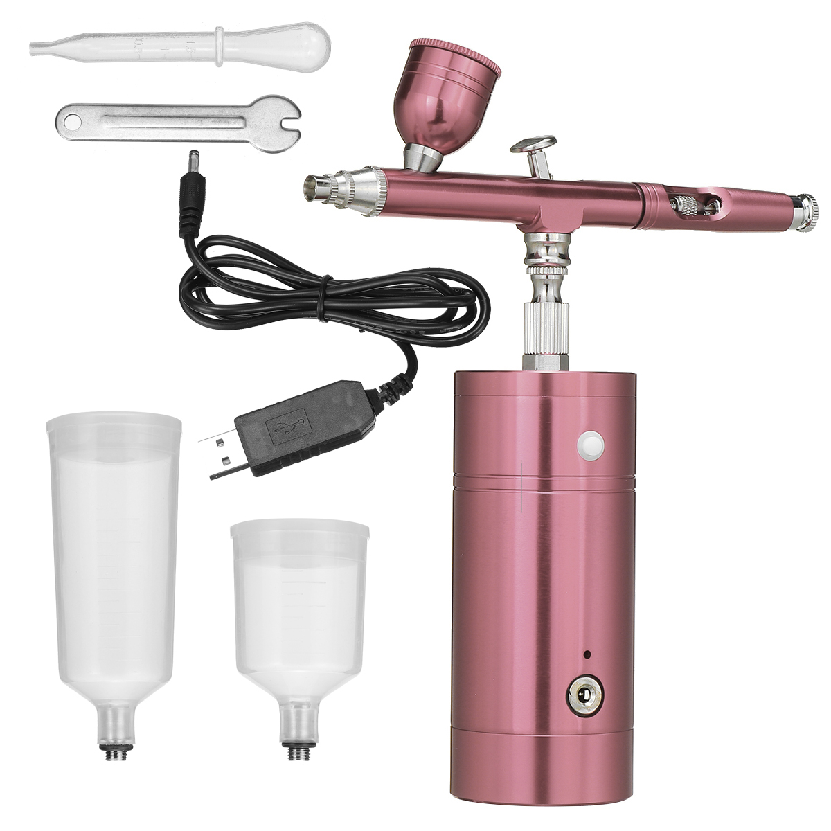 YellowRedRose-Gold-Airbrush-Air-Pump-Set-Rechargeable-Portable-Air-Pump-Airbrush-Tool-Handheld-Inkje-1918174-9
