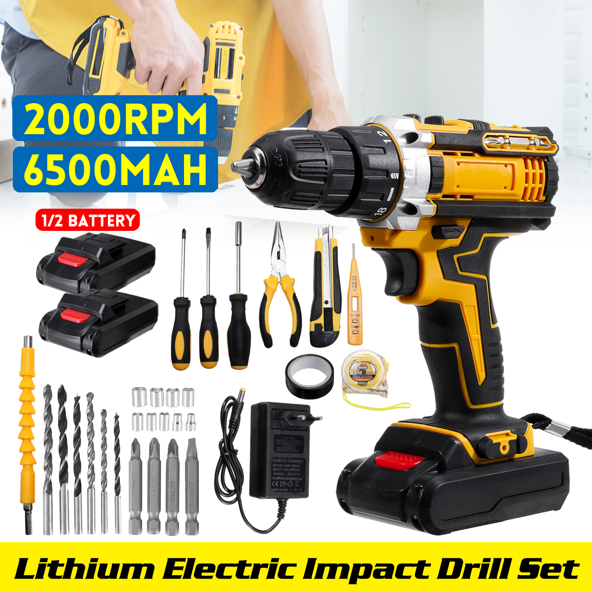 2000rpm-38Nm-21V-Lithium-Electric-Impact-Hammer-Drill-Wood-Drilling-Screwdrivers-with-Battery-1943471-1