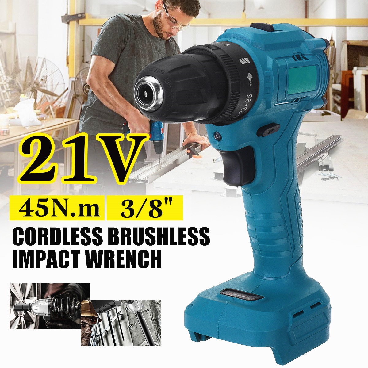25-Torque-2-Speeds-Brushless-Cordless-Electric-Drill-Impact-Wrench-For-21V-Battery-1755849-1