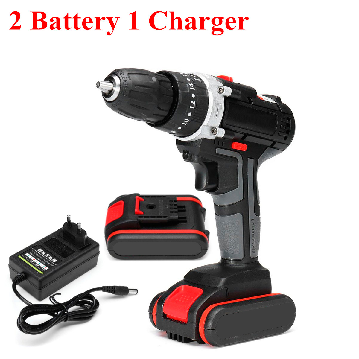 36V-1200-RPM-25Nm-Cordless-Electric-Screwdriver-253-Impact-Drill-with-Battery-1955731-3