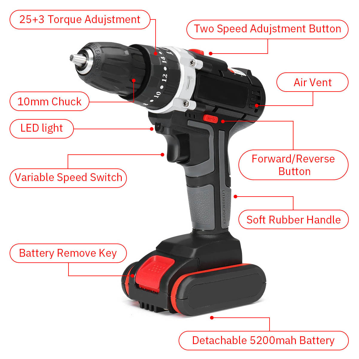36V-1200-RPM-25Nm-Cordless-Electric-Screwdriver-253-Impact-Drill-with-Battery-1955731-4