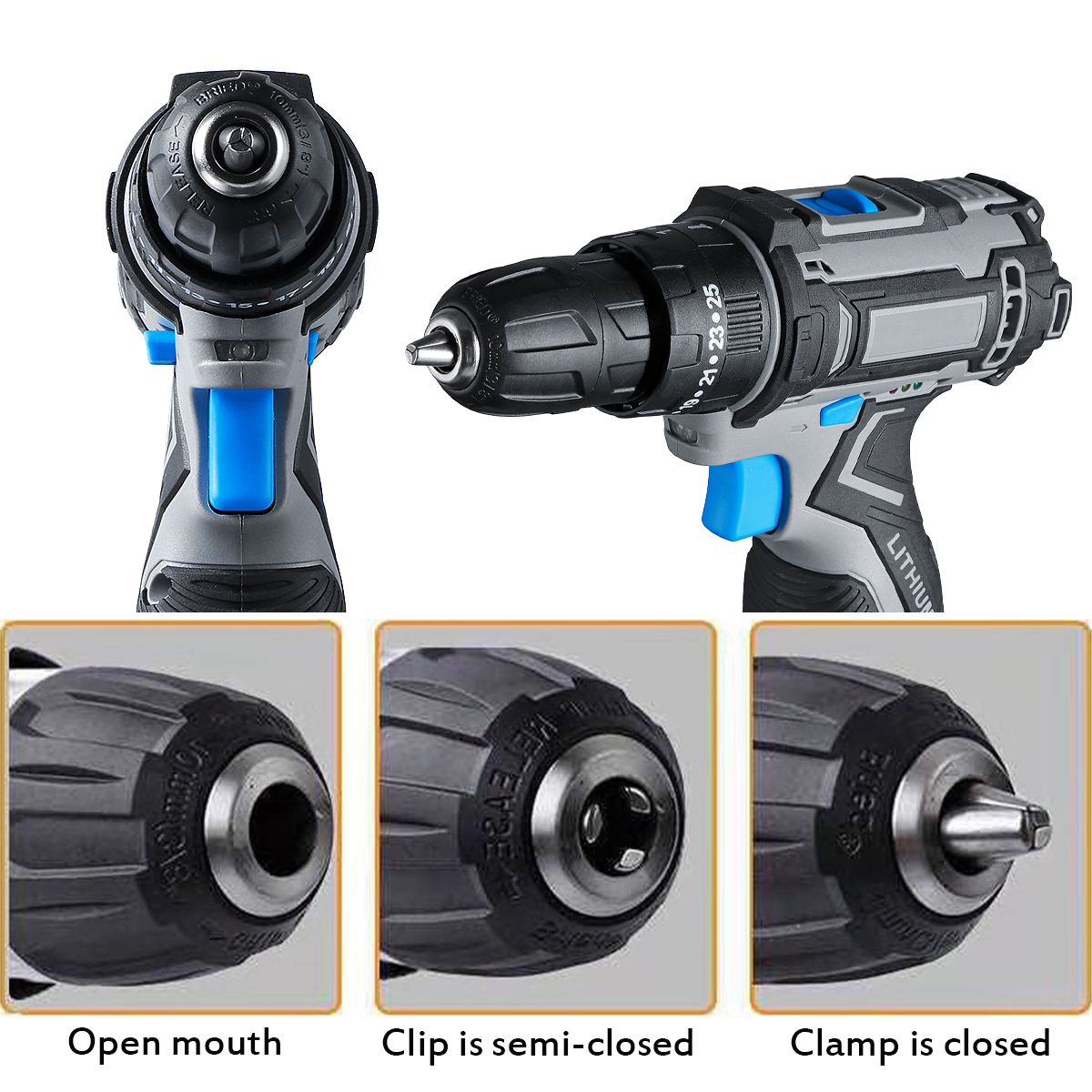 48Nm-25V-Electric-Drill-Cordless-Screwdriver-4000mAh-25-Gears-Household-Power-Tool-W-1pc-Battery-1792576-10