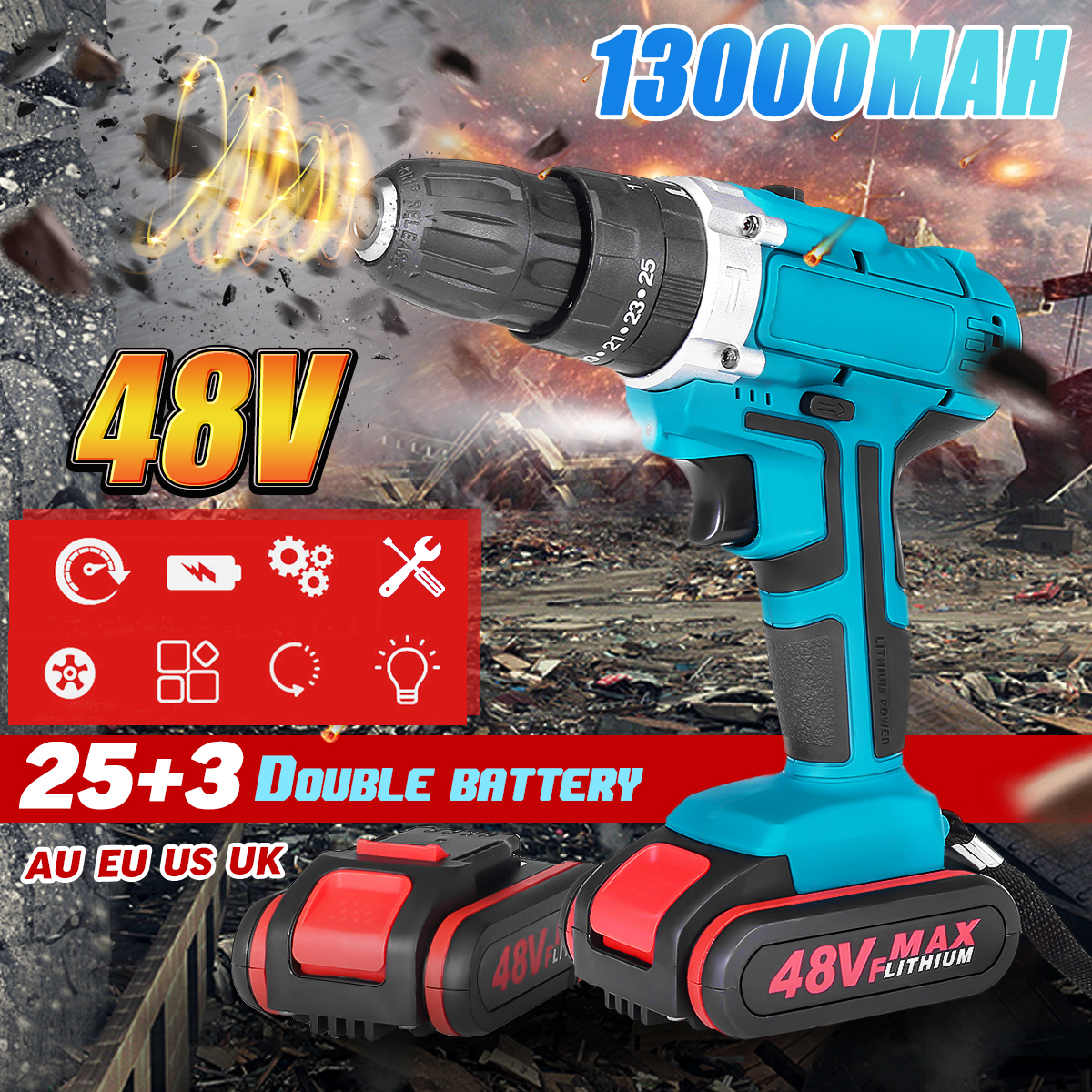 48V-2-Speed-Power-Drills-Cordless-Electric-Drill-13000mAh-253-Torque-Drilling-Tool-With-2-Li-ion-Bat-1553635-1