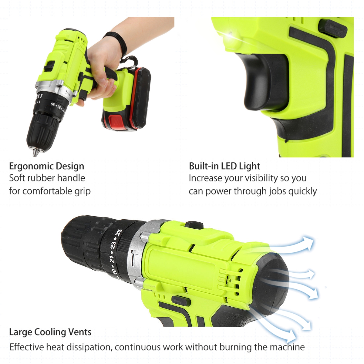 48VF-22800mAh-Cordless-Rechargable-3-In-1-Power-Drills-Impact-Electric-Drill-Driver-With-1Pcs-Batter-1877434-7