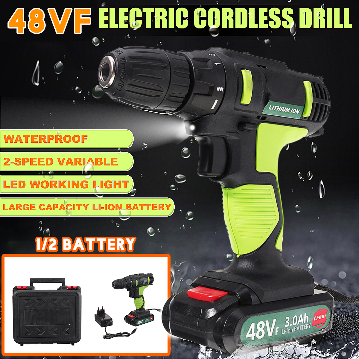 48VF-Cordless-Impact-Lithium-Electric-Drill-2-Speed-Electric-Hand-Drill-LED-lighting-12Pcs-Large-Cap-1555381-1