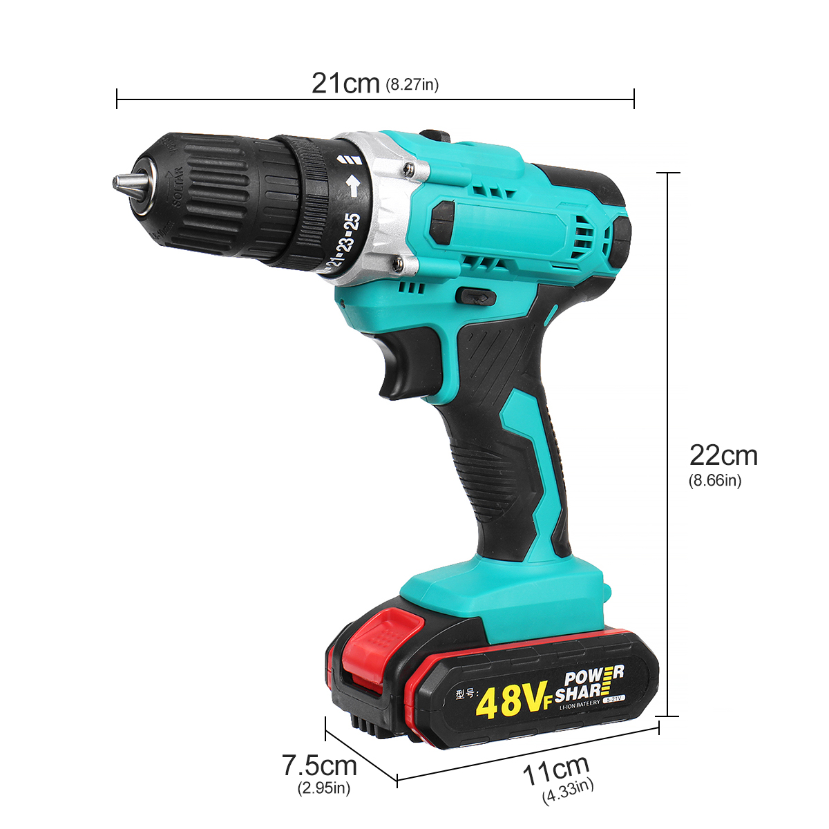 48vf-3-In-1-Multifunctional-Cordless-Drill-Electric-Torque-Wrench-Screwdriver-Drill-38-Inch-Chuck-Co-1843520-7