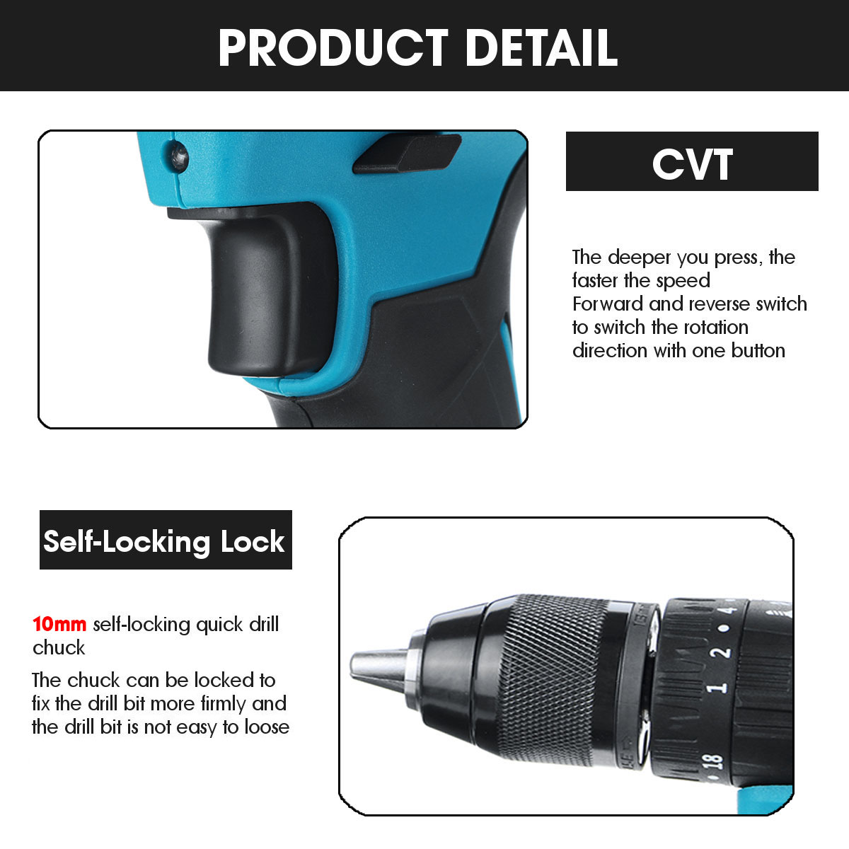 Drillpro-10mm-Chuck-Impact-Drill-350Nm-Cordless-Electric-Drill-For-Makita18V-Battery-4000RPM-LED-Lig-1642853-5