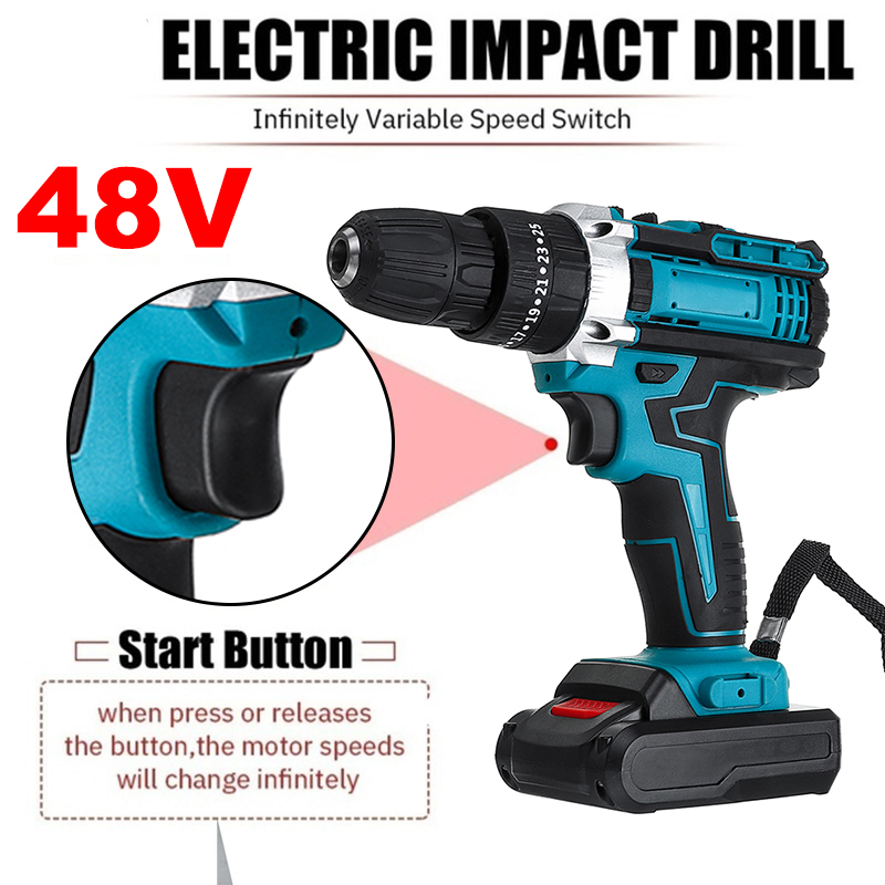 Kiwarm-48VF-Cordless-Impact-Electric-Screwdriver-Drill-253-Gear-ForwardReverse-Switch-Power-Screw-Dr-1624534-4