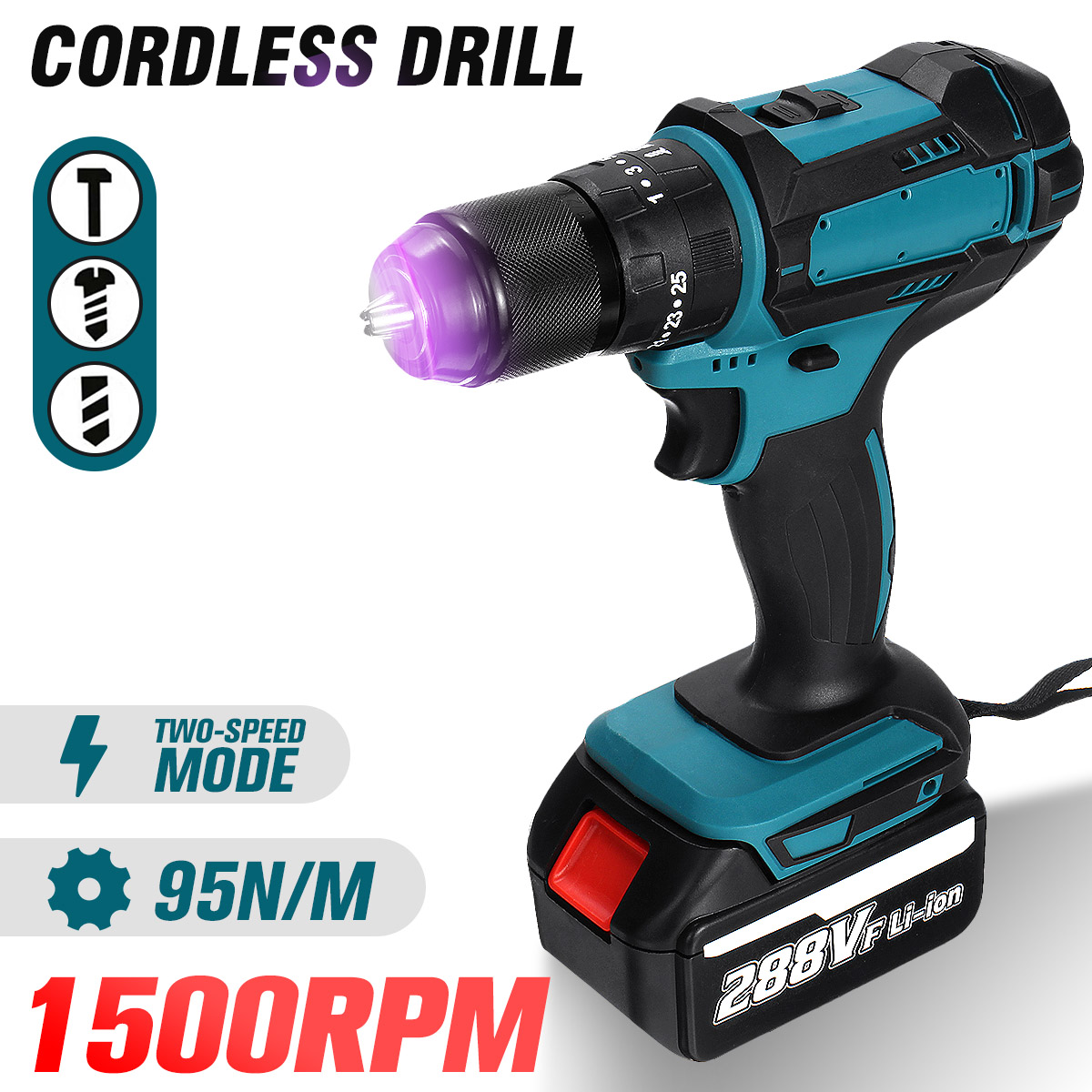 Wolike-13mm-800W-Cordless-Electirc-Impact-Drill-Driver-253-Torque-Electric-Drill-Screwdriver-1880979-1