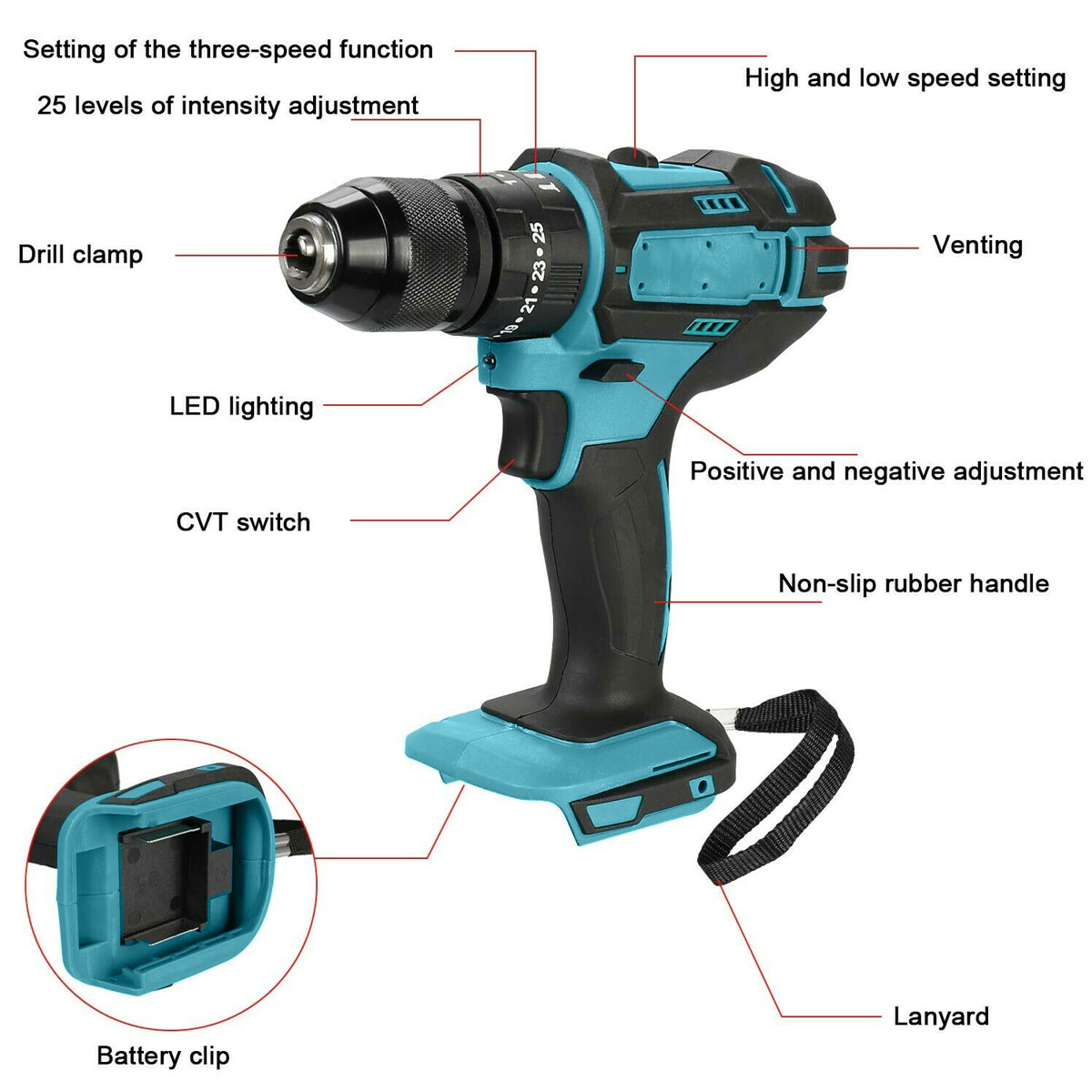 Wolike-13mm-800W-Cordless-Electirc-Impact-Drill-Driver-253-Torque-Electric-Drill-Screwdriver-1880979-11
