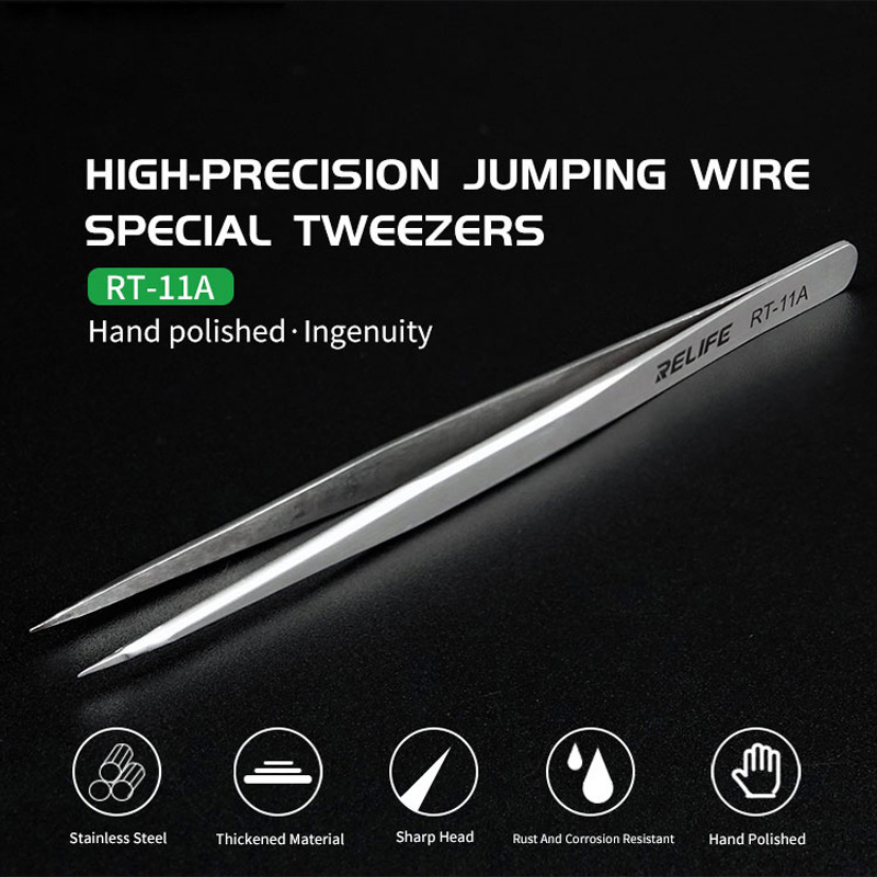 RELIFE-RT-11A-Jump-Eire-Special-Tweezer-High-precision-Hand-polished-Mobile-Phone-Motherboard-Repair-1618161-1