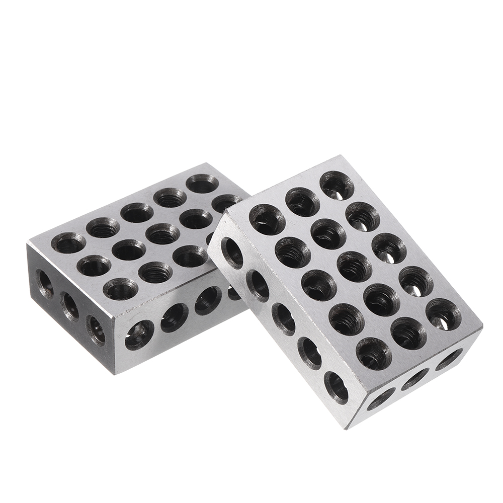 Machifit-2pcs-25x50x75mm-Blocks-23-Holes-Parallel-Clamping-Block-Lathe-Tools-Precision-0005mm-1137387-5