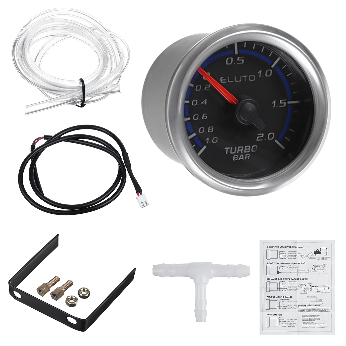 ELUTO-F20976-2-52mm-Car-Turbo-Boost-Pressure-Gauge-Meter--12-Bar-LED-12V-Brushless-Motor-1785093-9