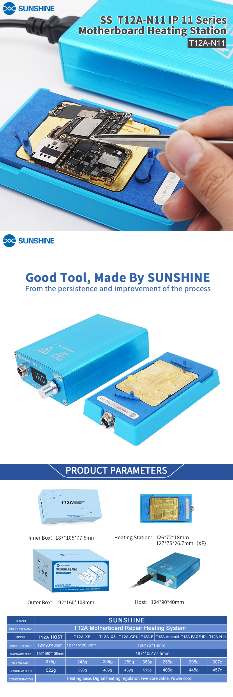 SS-T12A-for-iPhone-X-Motherboard-Stratified-Heating-Table-185-Degrees-Accurate-Rapid-Separation-Disa-1616602-2