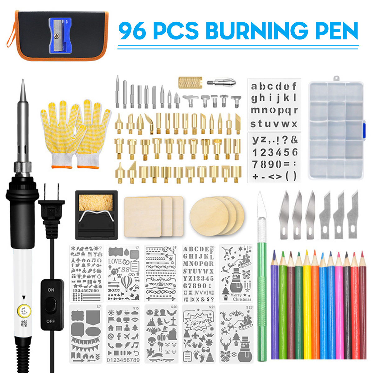 96Pcs-110V240V-60W-DIY-Adjustable-Temperature-Electric-Soldering-Iron-Welding-Kit-1776585-1