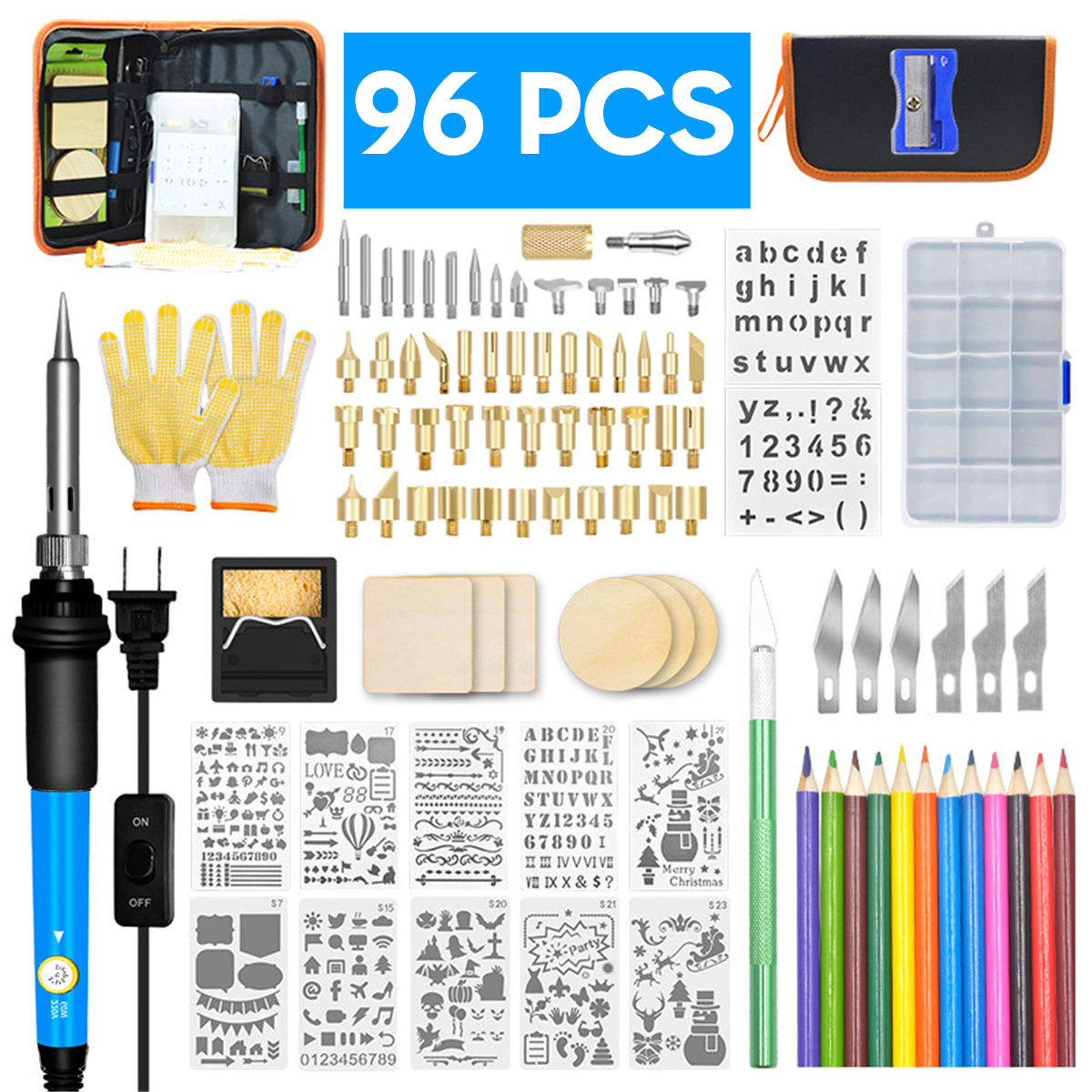 96Pcs-110V240V-60W-DIY-Adjustable-Temperature-Electric-Soldering-Iron-Welding-Kit-1776585-2