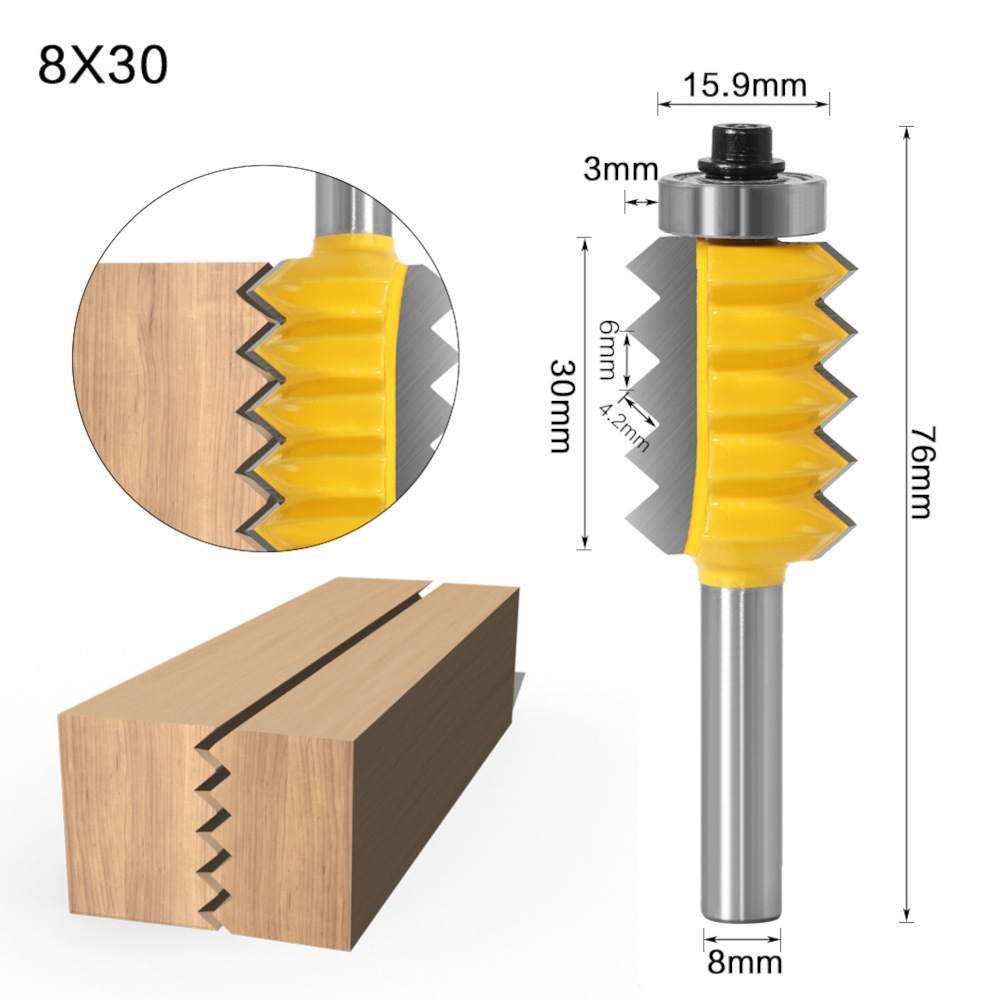 8mm-Shank-Multi-tooth-V-Joint-Router-Bit-for-Wood-Tenon-Cone-Slotting-Cutter-Wave-Splicing-Cutter-1789526-2