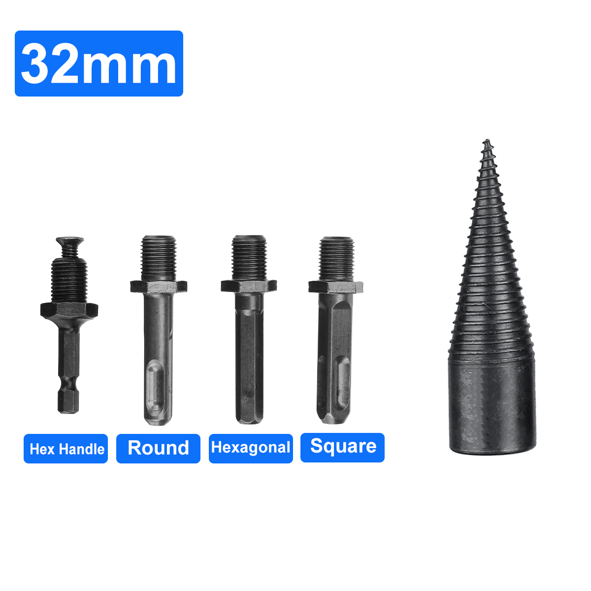 Firewood-Splitter-Drill-Bit-Round-Hexagonal-Shank-Wood-Splitting-Cone-Reamer-1937987-5