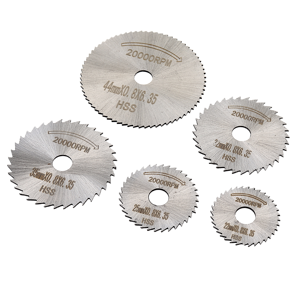 Drillpro-6pcs-HSS-Circular-Saw-Blade-Set-with-32mm-6mm--Extension-Rod-Shank-for-Rotary-Tools-1614874-6