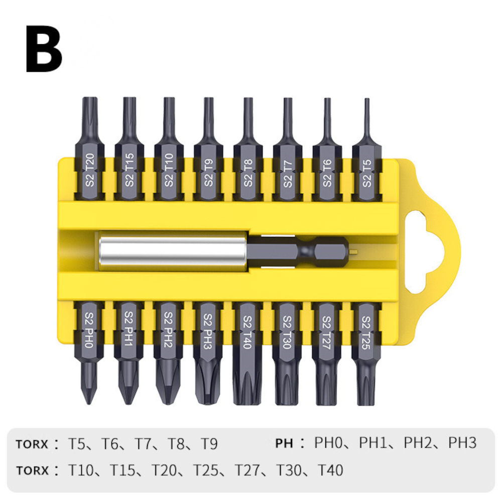 BROPPE-14-Inch-Hex-Shank-17-In-1-Screwdriver-Bits-Alloy-Steel-Connecting-Rod-Cross-Slotted-Hexagon-S-1775141-3