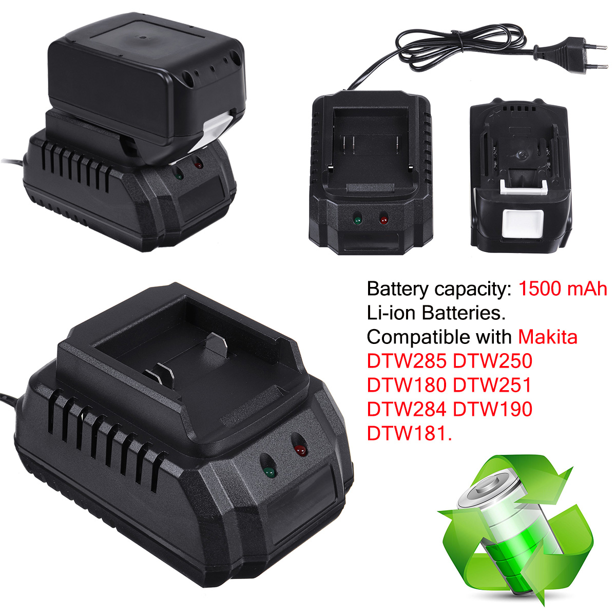 1500-mAh-Li-ion-Battery-Power-Tools-Battery-Charger-Makita-Battery-Charger-Equipment-For-Makita-Repl-1715031-2