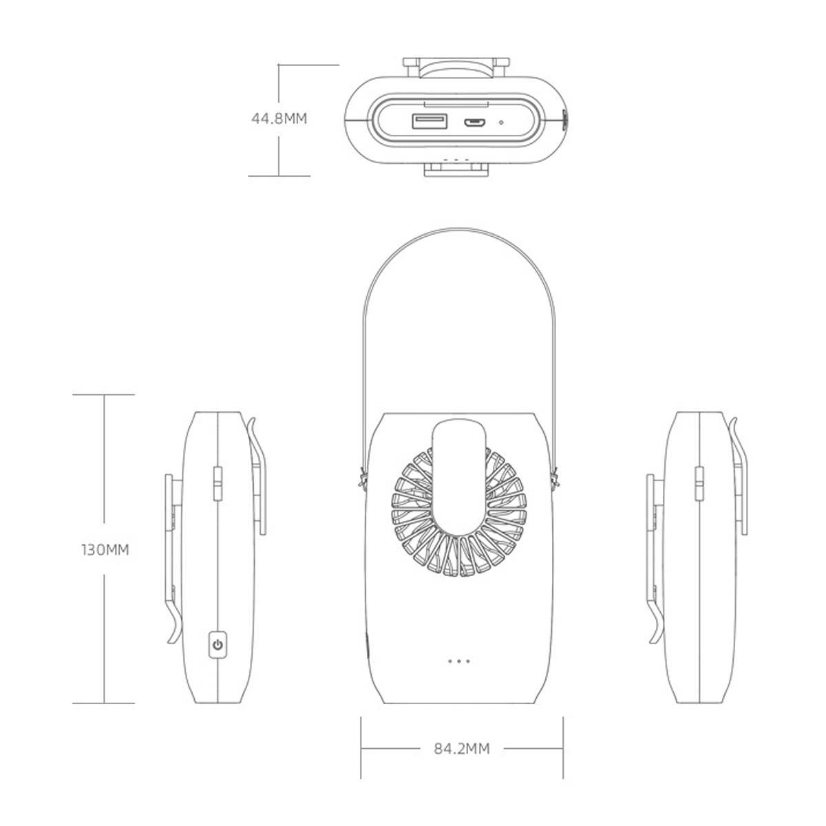 2000mAh-Portable-Mini-Fan-Dual-purpose-Waist-Fan-USB-Desktop-Cooling-Fan-Hanging-Neck-Air-Cooler-1714276-14