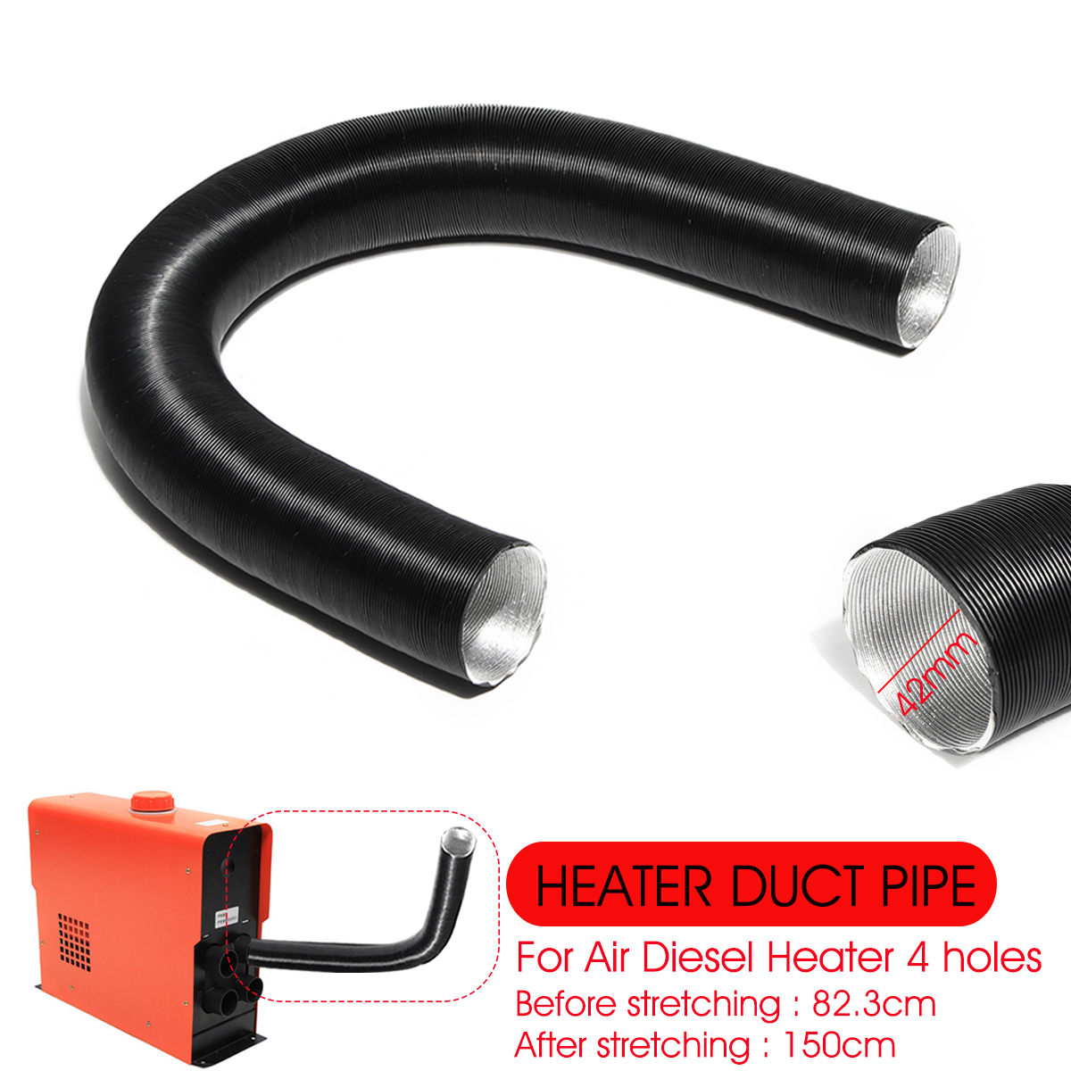 42mm-Outlet-Tube-Heater-Duct-Pipe-Air-Ducting-For-Air-Diesel-Heater-4-holes-Car-Truck-1632314-3
