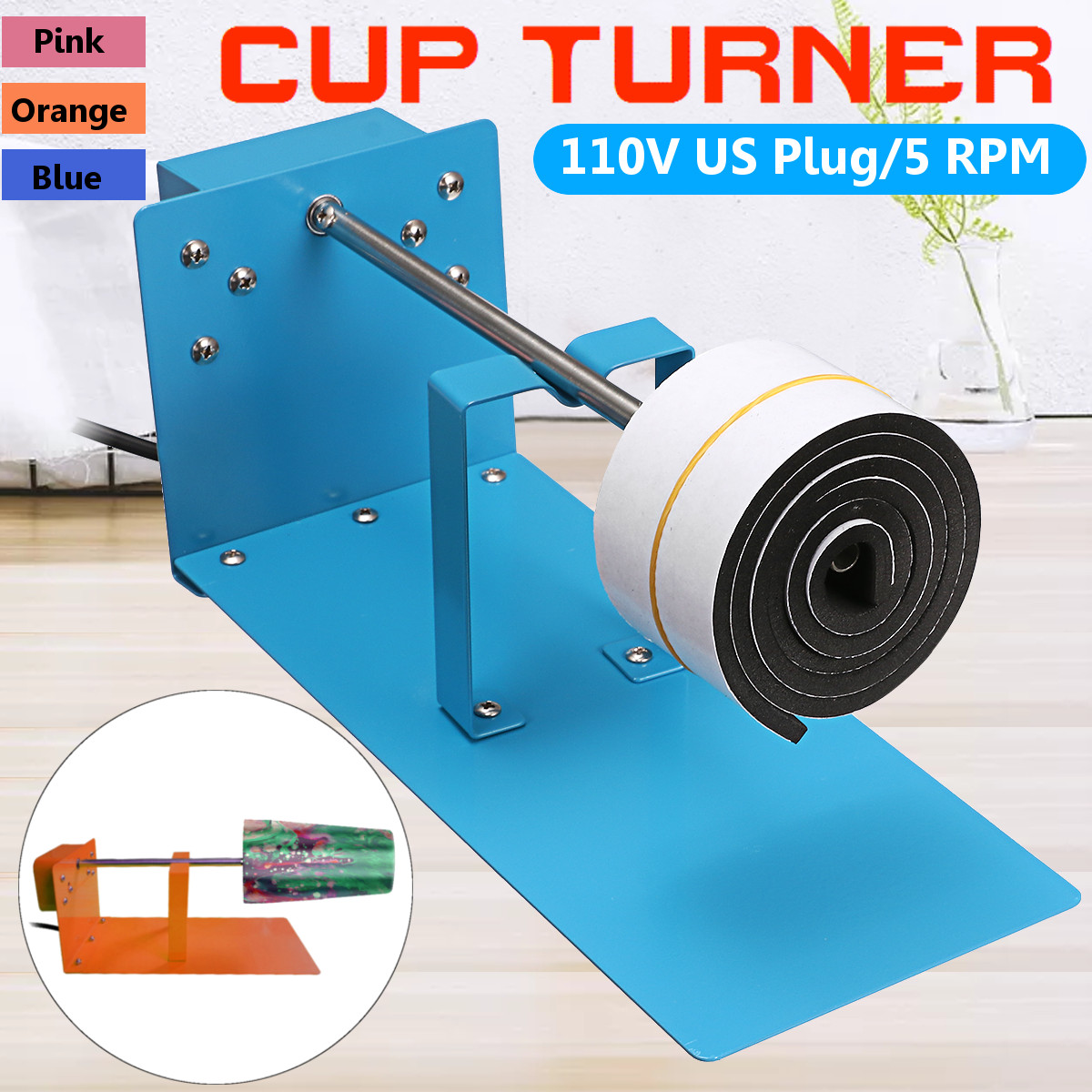 5RPM-110V-Single-Cup-Turner-Spinner-Tumbler-Cuptisserie-Epoxy-Spinner-Glitter-Tumbler-for-Crafts-Tum-1595944-4