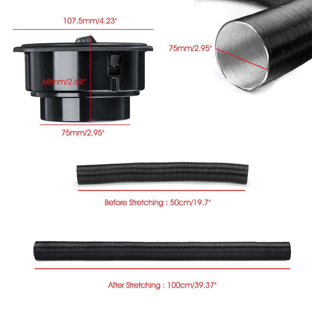 75mm-Heater-Pipe-Duct--Warm-Air-Outlet--Hose-For-Eberspacher-Webasto-Propex-1478941-2