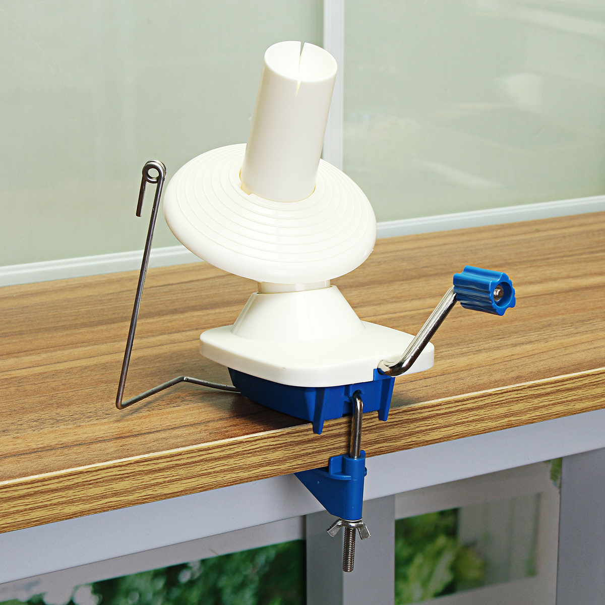 Hand-Operated-Yarn-Winder-Fiber-Wool-String-Ball-Thread-Skein-Winder-Machine-Clamp-on-Holder-1316930-2