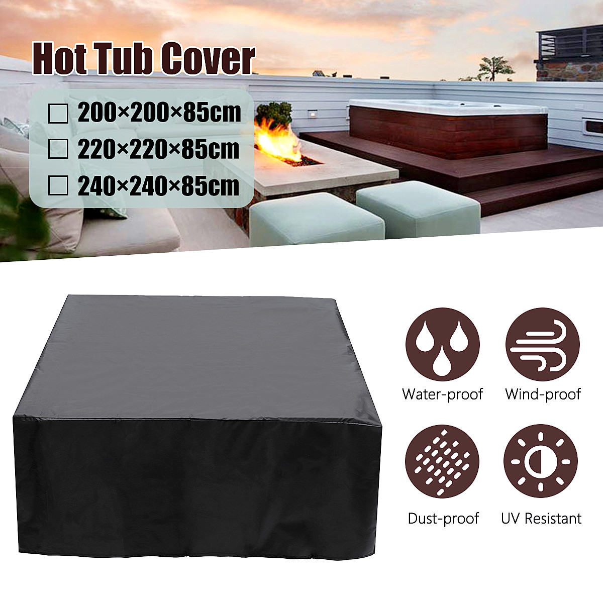 Hot-Tub-Cover-Cap-Anti-UV-Electrical-Insulation-Protector-Spring-Stoppers-US-1456863-1
