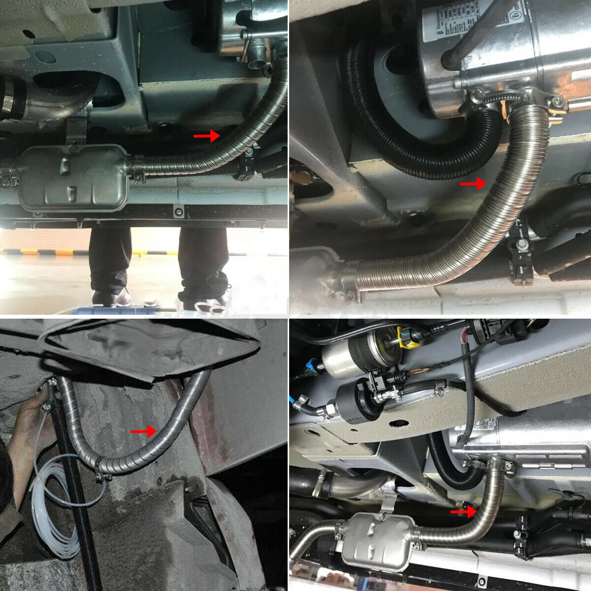 Stainless-Exhaust-Muffler-Silencer-Clamps-Bracket-Gas-Vent-Hose-Portable-180cm-Pipe-Silence-For-Air--1695770-3