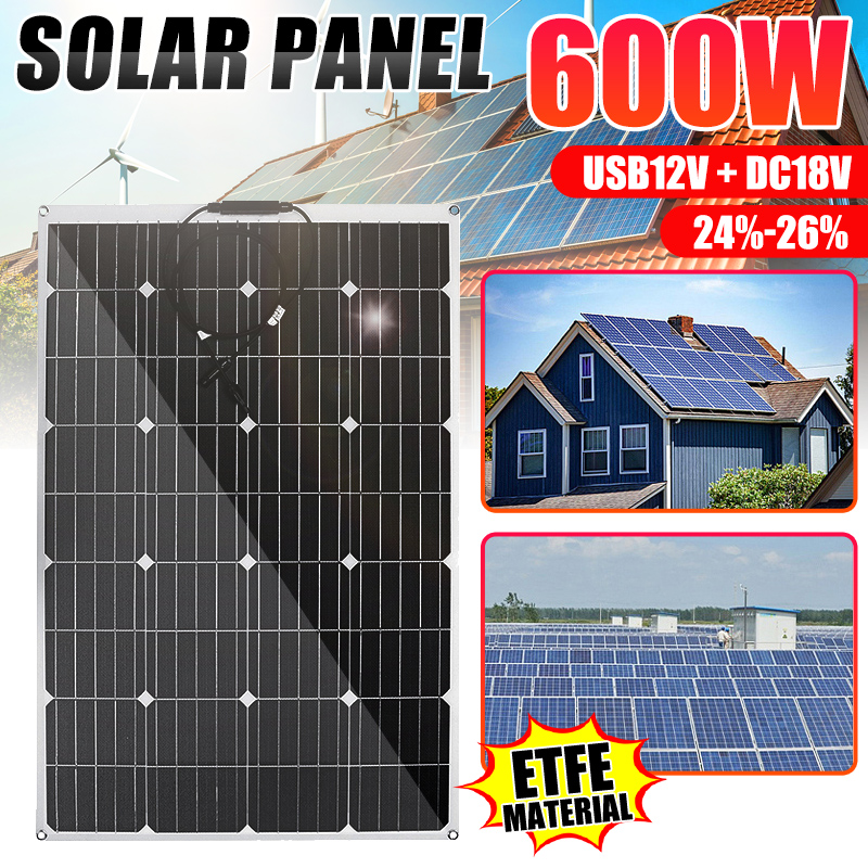100W-18V-ETFE-Sunpower-Mono-Solar-Panel-Battery-Charger-Home-Outdoor-Caravan-Boat-Car-1879341-2