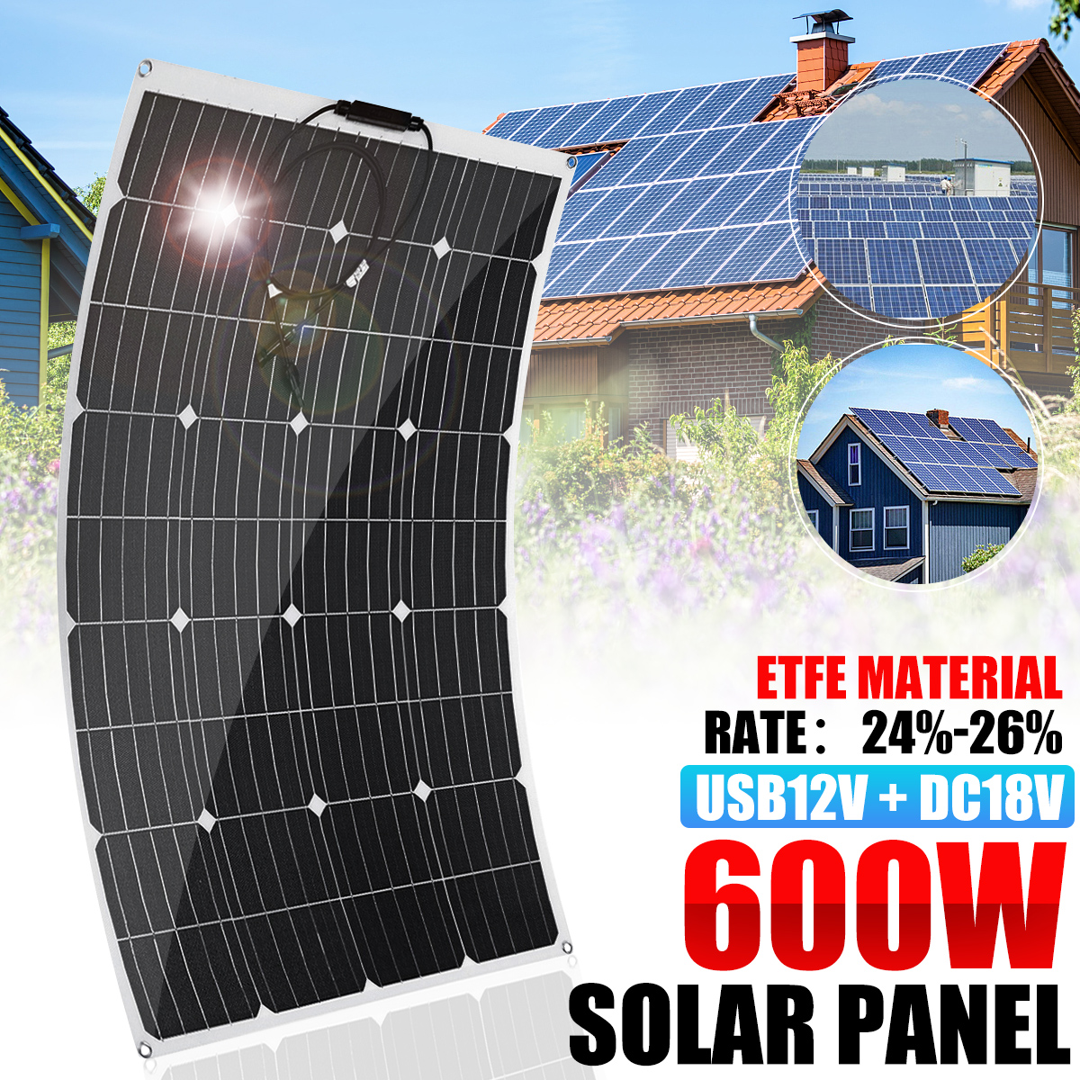 100W-18V-ETFE-Sunpower-Mono-Solar-Panel-Battery-Charger-Home-Outdoor-Caravan-Boat-Car-1879341-4