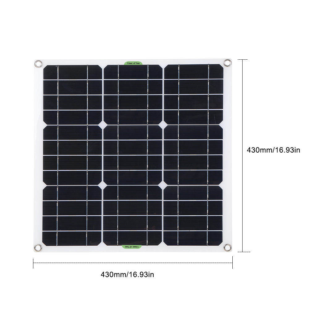 12V-50W-PET-Flexible-Solar-Panel-Camping-Solar-Power-Bank-Battery-Charge-Systems-Kit-Complete-103060-1811305-10