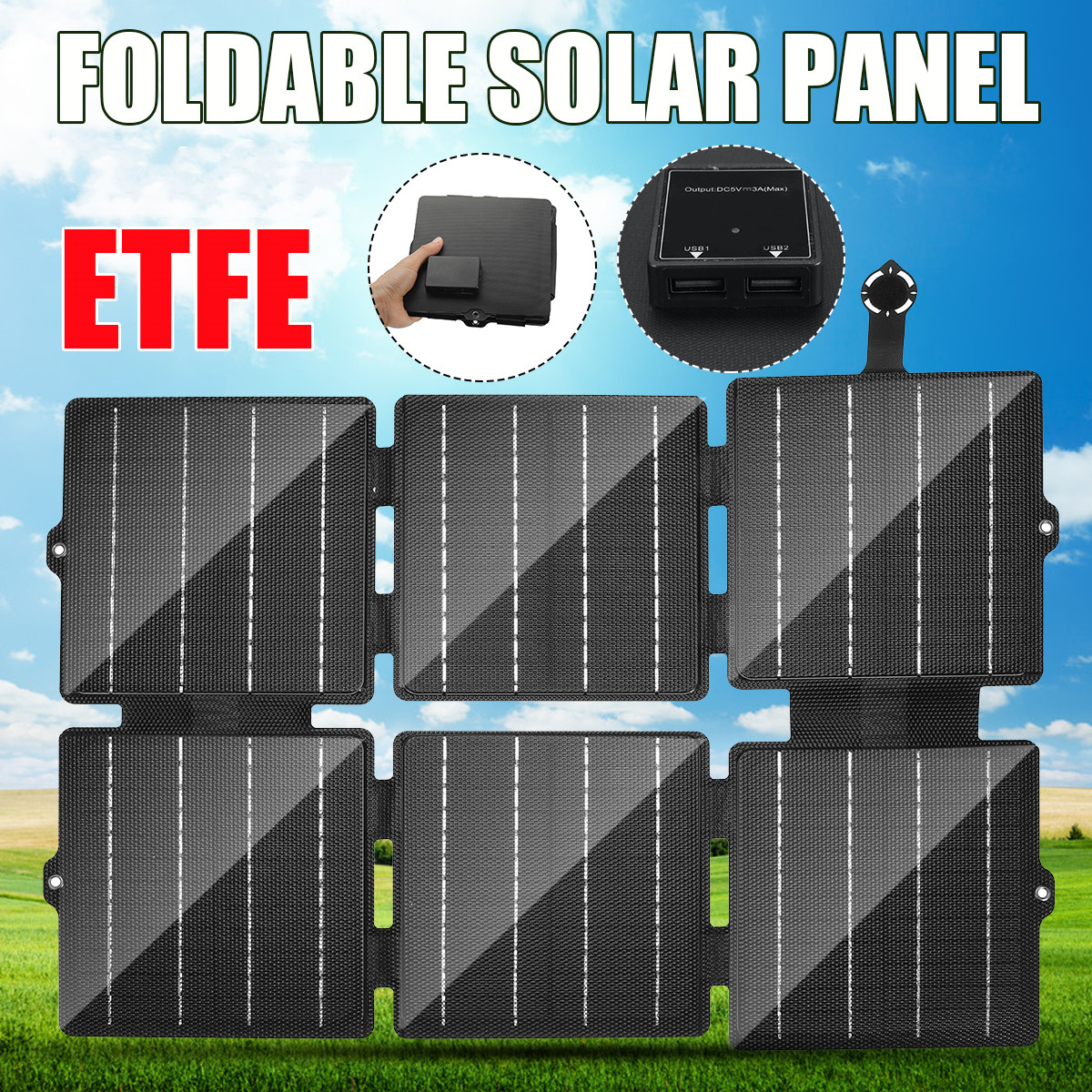 15W30W-Foldable-Solar-Panel-Solar-Cells-Outdoor-Camping-Hiking-Solar-Car-1909111-1
