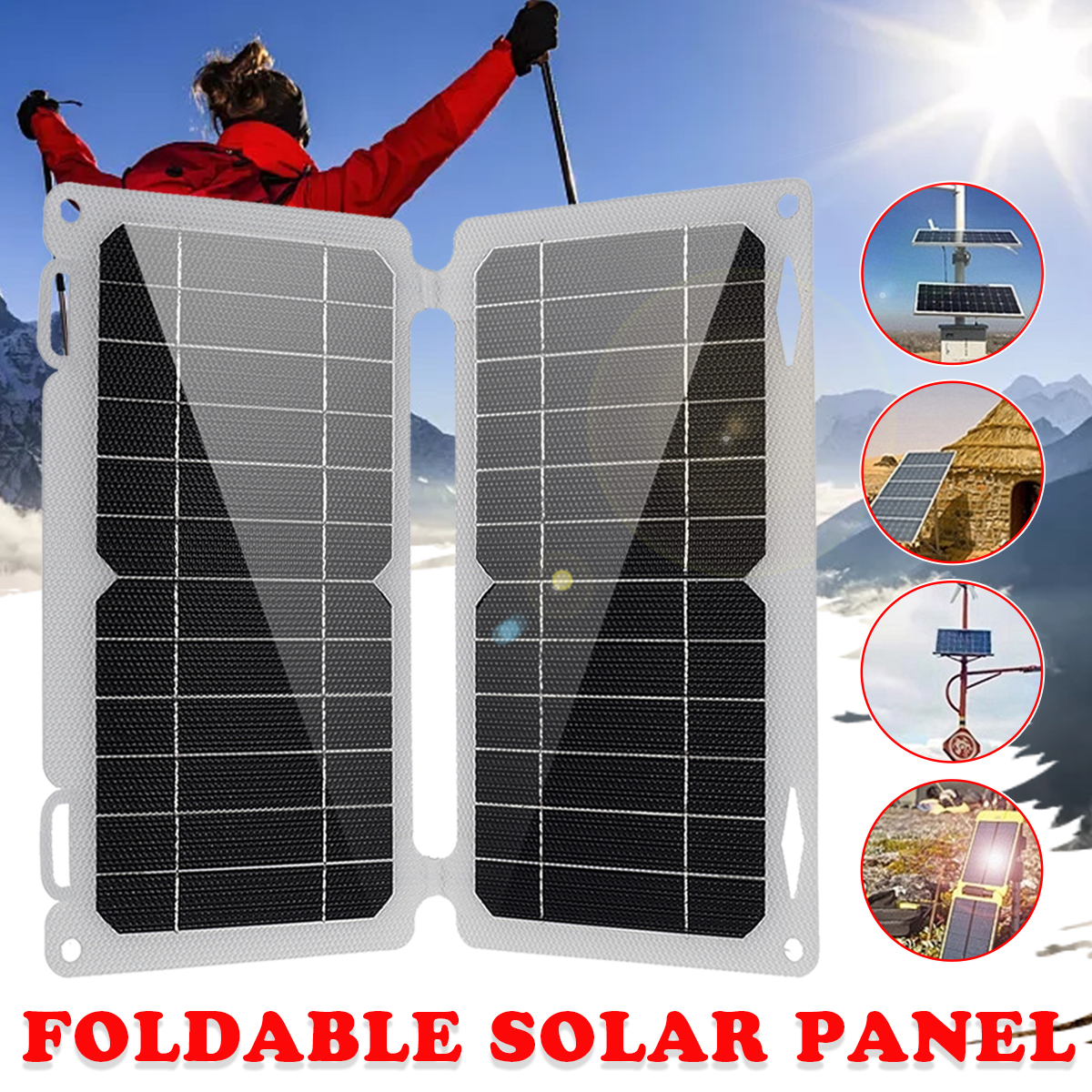 30W-12V-Portable-Solar-Panel-Folding-Power-Bank-Outdoor-Camping-Cycling-Hiking-1876254-1