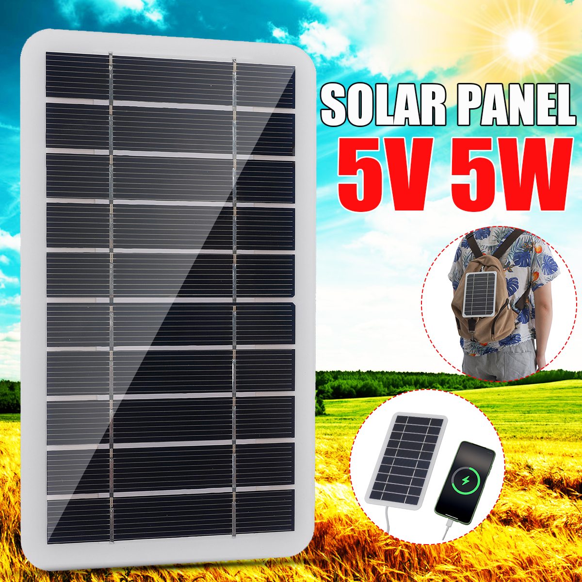 5V-1200mAh-Portable-Solar-Panel-Charging-Board-Solar-Outdoor-Mobile-Phone-Mobile-Power-Charger-1902454-1