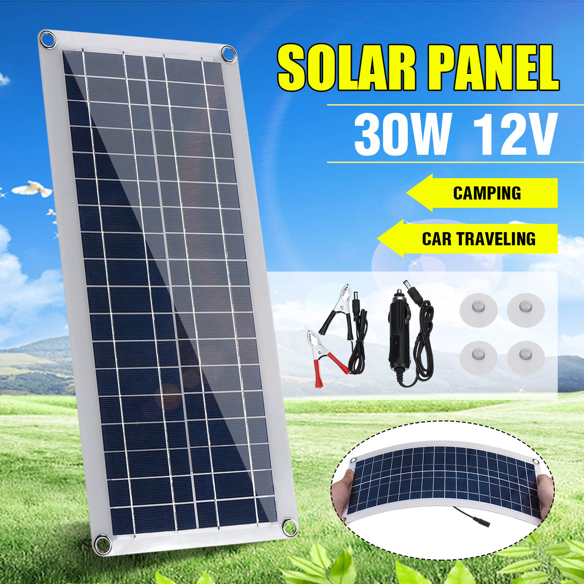 DC-12V18V-Solar-Panel-Double-5V-USB-Port-Charging-Battery-Charger-For-Camping-Traveling-1527590-1