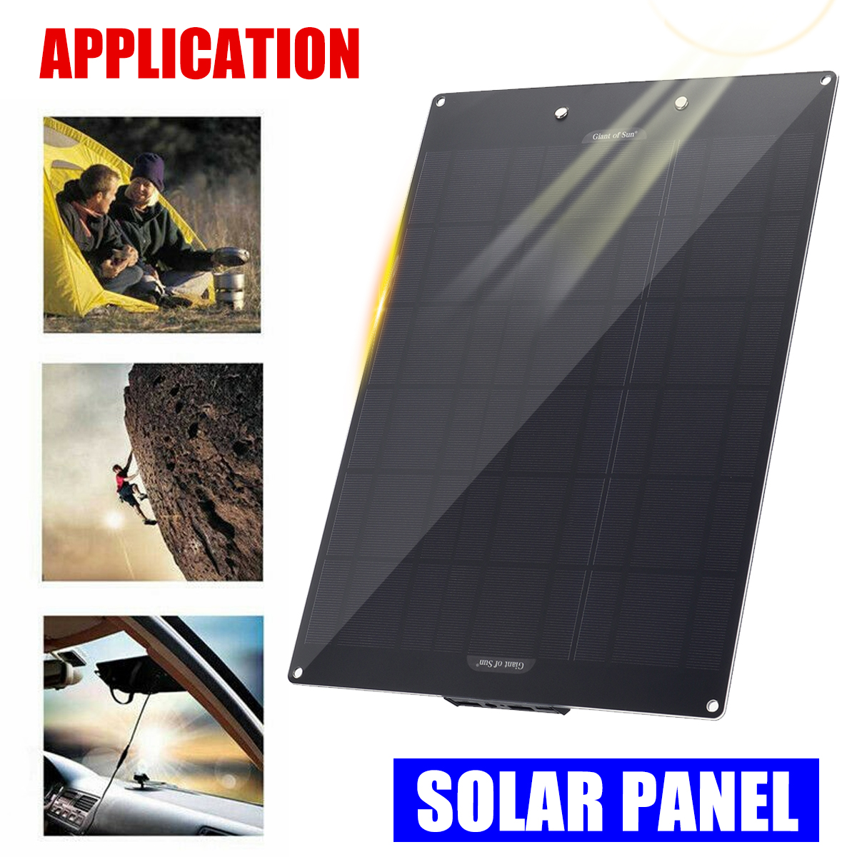 Monocrystalline-Solar-Panel-4-In-1-Output-Port-30W-Solar-Power-Panel-Charger-1885550-1
