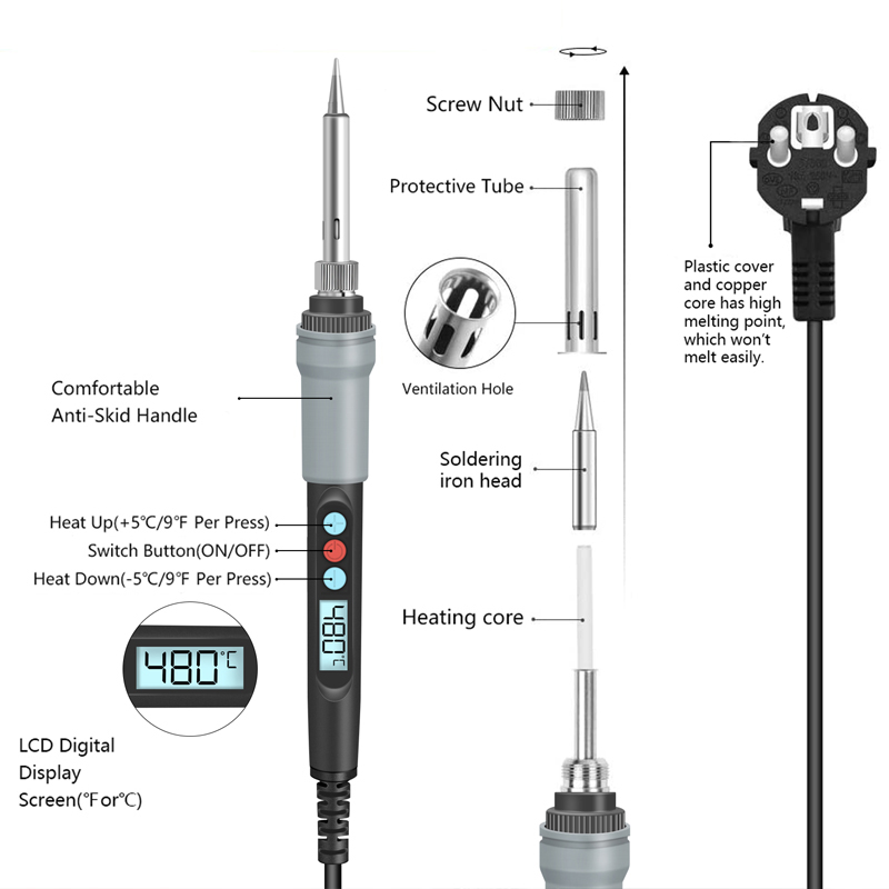 HANDSKIT-SI929-90W-Digital-Adjustable-Temperature-Electric-Soldering-Iron-Kit-for-BGA-SMD-PCB-IC-Rep-1867171-3