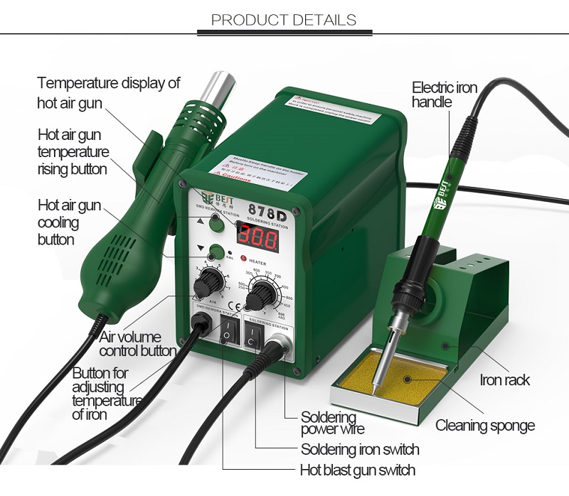 BEST-878D-2-in-1-110V220V-Digital-Display-Lead-free-Hot-Air-Gun-Soldering-Rework-Station-with-3-Nozz-1870261-3
