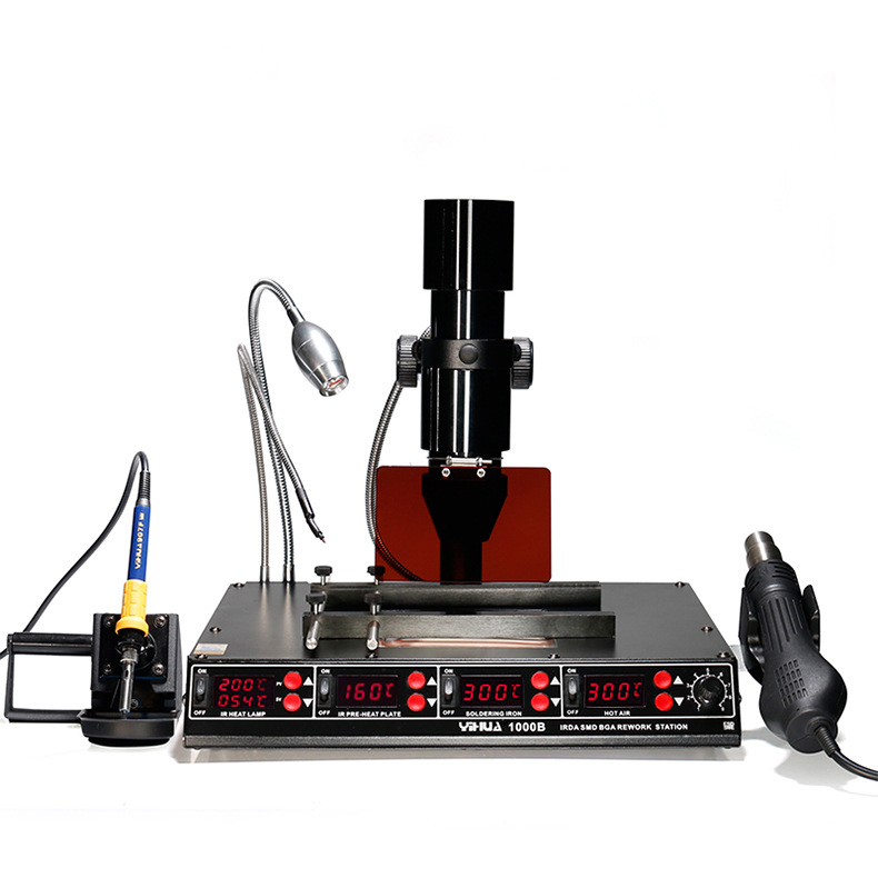 YIHUA-1000B-110V220V-4-in-1-Infrared-Bga-Rework-Station-SMD-Hot-Air-Spear75W-Soldering-Irons540W-Pre-1711295-2