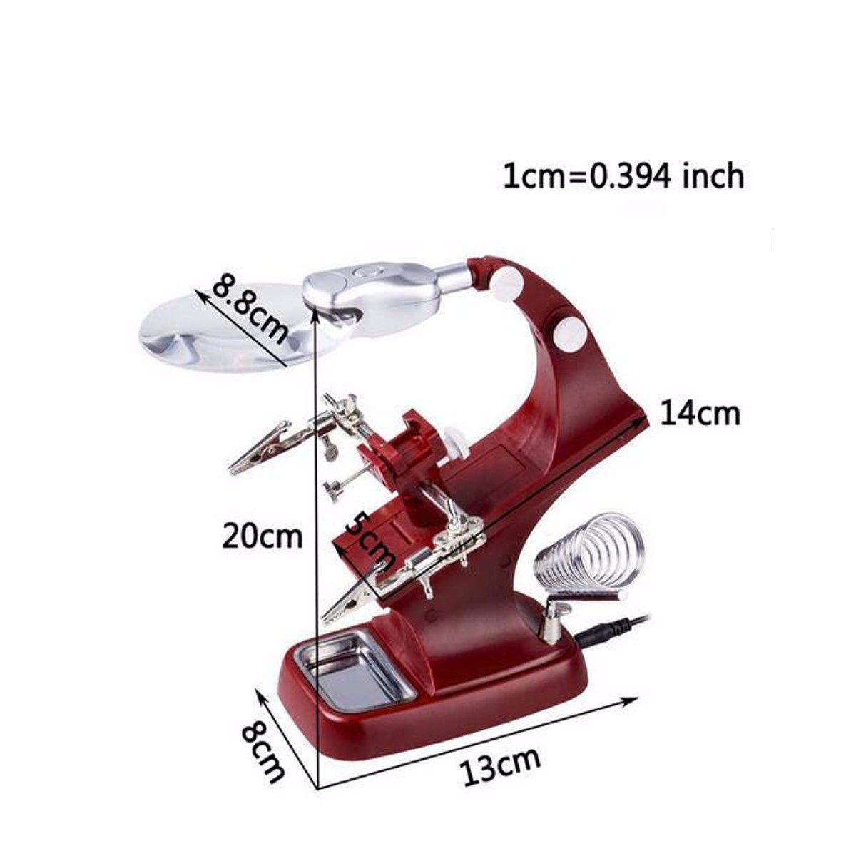 3X45X-Helping-Hand-Soldering-Welding-Stand-Magnifier-LED-With-Alligator-Clip-1127969-2