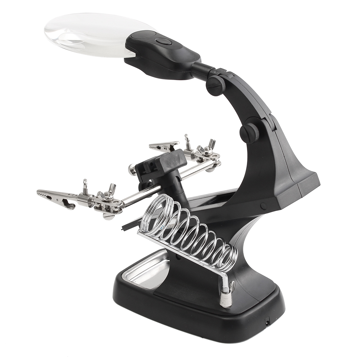 3X45X-Helping-Hand-Soldering-Welding-Stand-Magnifier-LED-With-Alligator-Clip-1127969-7