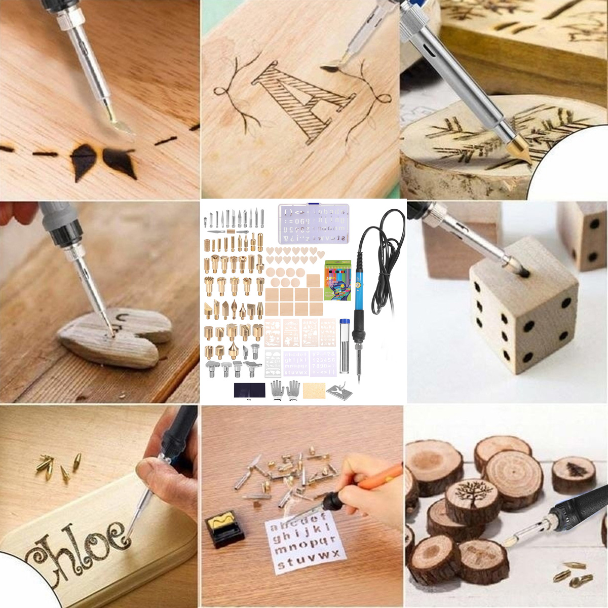 128Pcs-60W-Electric-Soldering-Iron-Kit-Engraving-Pen-Wood-Burning-Pyrography-Craft-Tool-1830874-13